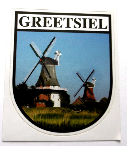 Souvenir aufkleber greetsiel - souvenir-aufkleber,