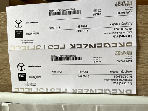 Eintrittskarten für oper - für,