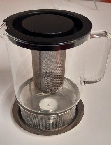 Teekanne aus glas l - teekanne,