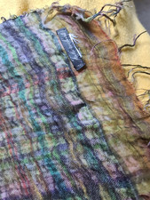 Faliero Sarti Schal Tuch buntkariert 200x150