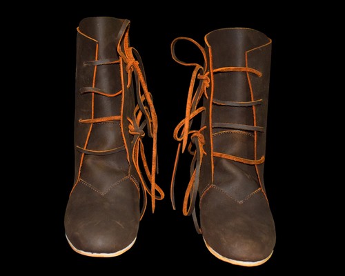Spätmittelalter stiefel leder - spätmittelalter,