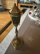 Erhard & Söhne Antike-Feuerzeug In Form Einer Laterne Aus Metall Höhe 23cm