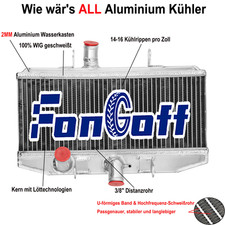 2 Reihen Aluminium WasserKühler Kühler Für 1972-77 75 SUZUKI GT750