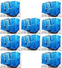 IKEA 10 X LARGE BLUE BAGS