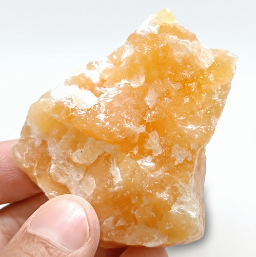 Orangencalcit rohstein - orangencalcit,