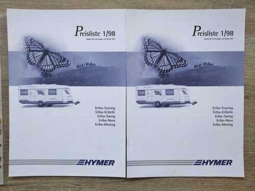 Hymer preisliste zu - 1/98,