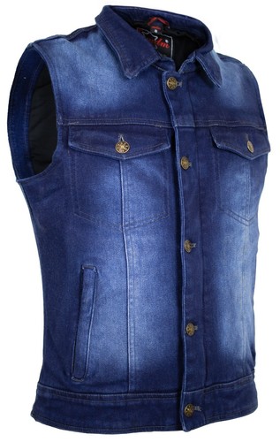 Jeans weste slim fit - weste, unisex