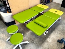 Therapieliege Behandlungsliege Massageliege, Rundumschaltung, Radhebesystem