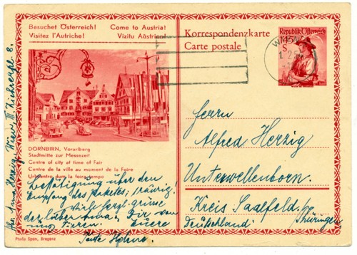 österreich 1954 ganzsache - Österreich,
