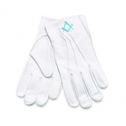 Weiße masonic handschuhe - weiße,