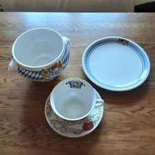 Seltmann Weiden kgl. bayrisch, Jumbotasse + Weisswursttopf + Speiseteller
