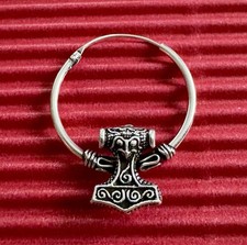 Mjölnir Thor Ohrringe Silber