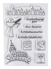 Clear Stempel Set Kommunion