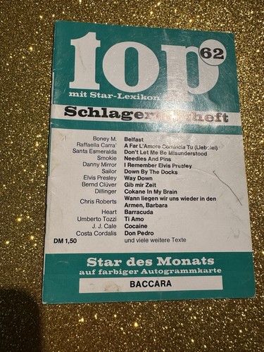 Top schlagertextheft - nr.62, (