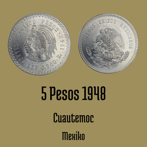 Mexiko pesos 1948 - mexiko, pesos,
