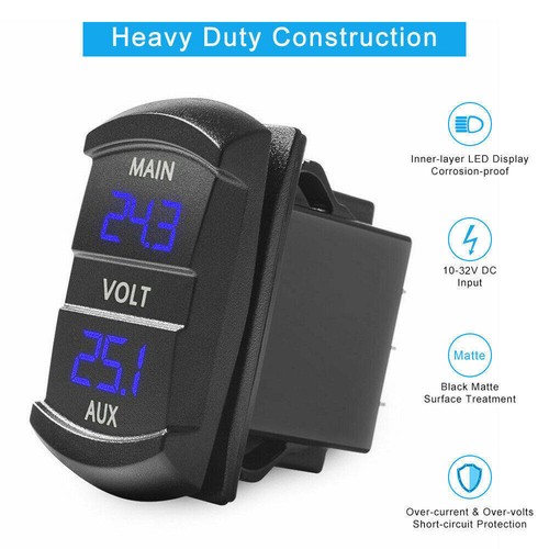 24v dual spannung voltmeter - spannung,
