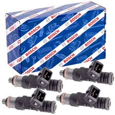 4x BOSCH 0280158207 Einspritzdüse für FORD B-C-MAX FIESTA 6 FOCUS 3 1.25-1.6