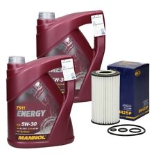 Inspektionspaket für Mercedes W204 C230-C350 W211 E240-E500 +10L Öl 5W30