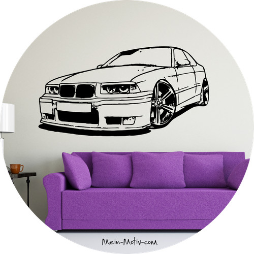 Wandtattoo bmw 325i - wandtattoo,