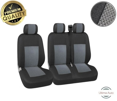 Grey black fabric seat - 2+1,