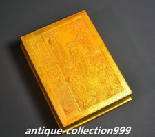 8.4" Tibet Bronze Gilt Buddha