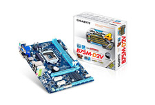 Gigabyte GA-B75M-D2V Intel B75 So.1155 Dual Channel DDR3 mATX Retail NEU