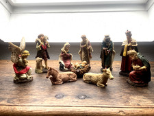 alte große XL Krippenfiguren