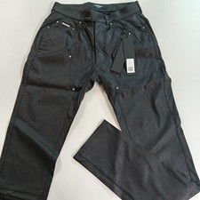 REPRESENT Lederhose schwarz XS