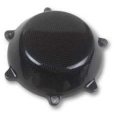100% Carbon Ducati Trocken Kupplungsdeckel glatt glänzend