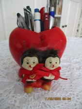 Dekoherz, mit 2 Marienkäferchen, Pflanzgefäß oder für Stifte