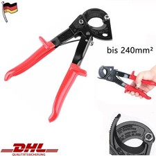 Kabelschneider Drahtschere Ratsche Kabel Schneider Schere bis 240mm² DHL