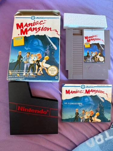 Nintendo nes maniac mansion - nes,