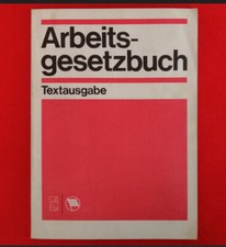 DDR Arbeitsgesetzbuch * Staatsverlag der DDR 1977 Herausgeber FDGB Gewerkschaft
