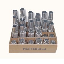 TOP 25-teilig Flexrohr Sortiment Auspuffrohr Flexstück Reparatur Katalysator DPF