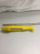DDR Badewannen-Thermometer Fisch Gelb Ostalgie funktionstüchtig