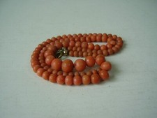 Antike Korallen Kette um 1880