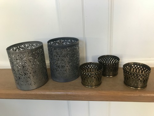 Teelichthalter metall chic - metall,