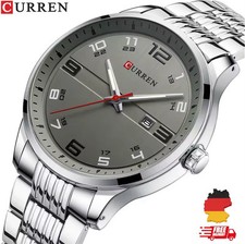 Herren Edelstahl Armbanduhr