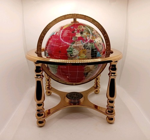 Vintage edelstein globus - edelstein,