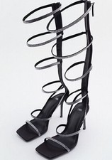 ZARA rhinestones strap high
