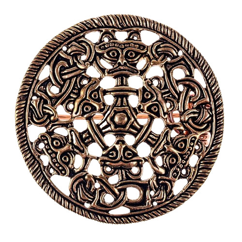 Bronze wikinger fibel - wikinger,