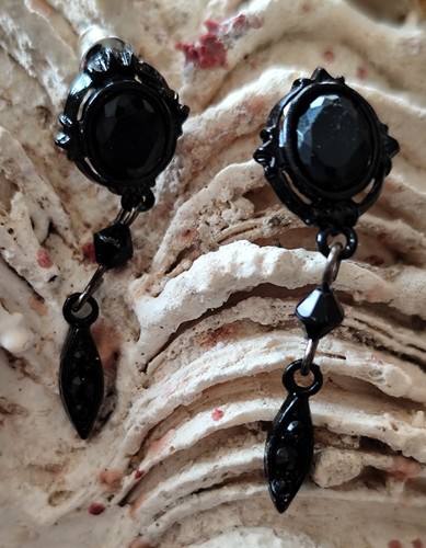 Ohrschmuck ohrhänger schwarz - ohrschmuck,