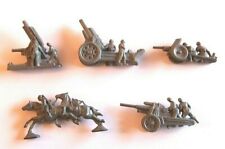 WHW 5 Figuren Deutsche Wehrmacht Mörser Geschütz Pferd Reiter HO Konvolut