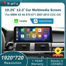 Touchscreen Wireless CarPlay Stereo Multimedia für BMW X5 X6 E70 E71 2007-2013