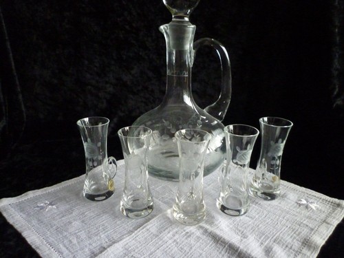 Glas karaffe schnaps - karaffe,