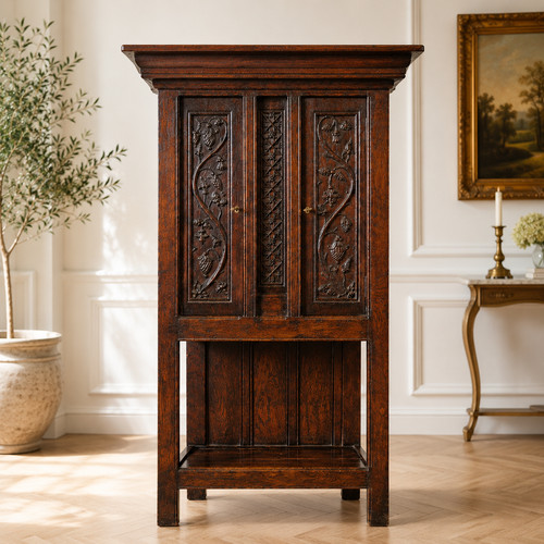 Antiker stollenschrank - antiker,