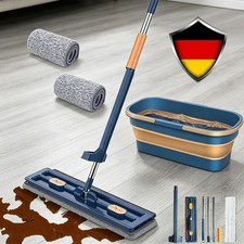 Großer Flacher Mop und Eimer