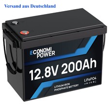 Mini 12V 200Ah LiFePO4 Lithium Batterie Akku BMS Solarbatterie Solaranlage RV DE