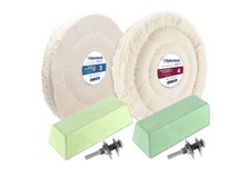 6-tlg. Alu-Polierset Ø125mm