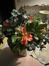 Tischgesteck,Kunstblumengesteck, Blumengesteck, Gesteck Beeren Blüten Blätter